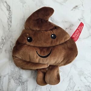 Poop Emoji You're So Stinkin' Cute 7" Smiling Brown Plush Stuffed Pillow